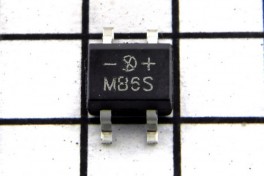 Мост диодный MB6S  (0,5A, 600V) smd