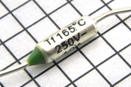 Термопредохранитель на Т-165° С  10А, 250V  (уп 10 шт)