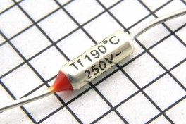 Термопредохранитель на Т-190° С  10А, 250V  (уп 10 шт)