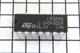 Микросхема LM 324 N (DIP-14)