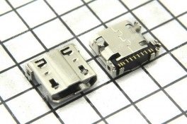 Гнездо USB micro B системный разъём SAMSUNG  i9500 N7100