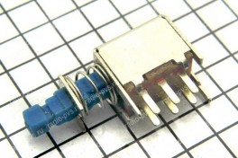 Переключатель  мини ПКН с фиксацией  2х3 pin (6,5х12х11 мм)