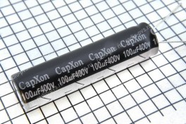 Конденсатор 100,0 х 400 V (13 х 50) 105°  Capxon  для LED TV