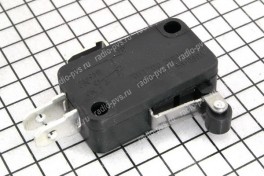 Переключатель KW1-103-6 (KW7-3, ST-502, MSW02) концевой (10 А 250 В) планка 15 мм с роликом