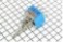 Тумблер MTS-203  2(on-off-on)  6 pin  (3А 250В) (металлическая круглая ручка 11мм выводы вниз крепеж гайка)