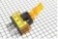 Тумблер ASW-14D  (on-on)  3 pin  с подсветкой  12V/20A  (жёлтый)