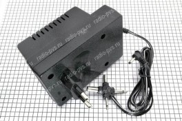 Блок питания трансформаторный  1,5-3-4,5-6-7,5-9-12В 1,2A   ALX328 (7 уровней + 5 переходников)