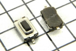 Кнопка мини  6х3,5   2 pin  горизонтальная  H- 2,5 мм smd