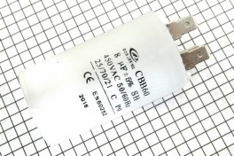 Конденсатор CBB-60  8,0 µF x 450V (+-5%/50Hz-60Hz) (клеммы)