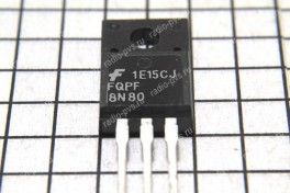 Транзистор 8N 80 (TO-220F)