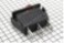 Переключатель RS-103-11C6 (KCD1-103)  без подсветки узкий (on-off-on) (красный)