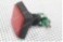 Кнопка PBS-39  квадратная, без фиксации, без подсветки, 50x50 мм, установочный D-24 мм (красная) (250V 16A)