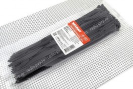 Стяжки пластиковые (nylon 66) 4,0х300 чёрные  (уп 100 шт)