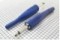 Штекер 6,3 мм (plastic mono)  большая резиновая ручка синий