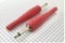 Штекер 6,3 мм (plastic mono)  большая резиновая ручка красный