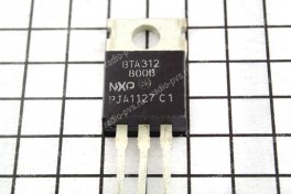 Тиристор BTA 312-800B  (12A, 800V) TRIACs  (TO-220AB)