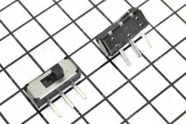 Переключатель MSS 22D19 микро, движковый, горизонтальный 3 pin  9x3,5x3 мм h-2 мм