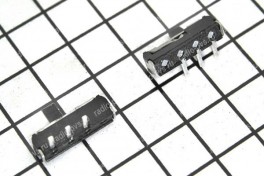Переключатель MSK12D18 микро, движковый, горизонтальный 3 pin  9x2,7x2 мм h-2 мм
