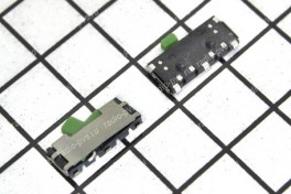 Переключатель микро, движковый, горизонтальный  5 pin 7х3 мм  H-1,5 мм