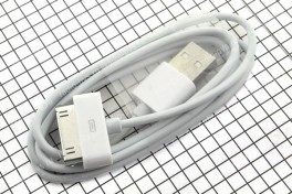 Шнур  шт-USB A х шт-Lightning (стандарт Apple) для iPhone 4 30 pin