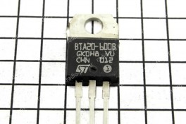 Тиристор BTA 20-600 B  (20A, 600V) TRIACs  (TO-220AB)