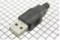 Штекер USB A на кабель с обтюратором