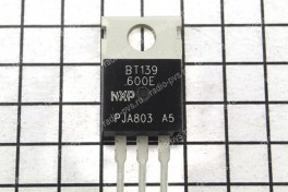 Тиристор BT 139-600 E  (16A, 600V) TRIACs  (TO-220AB)