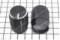 Ручка для переменного резистора на вал 6 мм  D-13x17 мм  металл чёрный (A13x17)