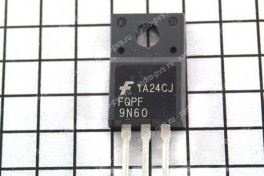 Транзистор 9N 60 (plast)  (TO-220F)