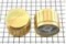 Ручка для переменного резистора на вал 6 мм  D-23x17 мм  металл golden (C23-17)