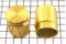 Ручка для переменного резистора на вал 6 мм  D-15x17 мм  металл golden (C15-17)
