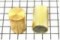 Ручка для переменного резистора на вал 6 мм  D-10x15 мм  металл golden (C10x15)