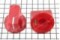 Ручка для переменного резистора на вал 6 мм  D-19x15 мм  пластик красный (KN19)