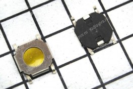 Кнопка мини  5,2х5,2   4 pin  горизонтальная  H- 0 мм  SMD