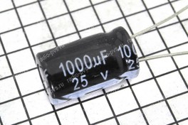 Конденсатор 1000,0 х 25 V (10 х 17) 105°