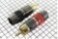 Штекер RCA "тюльпан" металл gold  MONSTER CABLE красный
