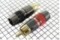 Штекер RCA "тюльпан" металл gold  MONSTER CABLE красный