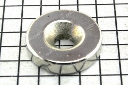 Мощный неодимовый магнит 20х5 мм с отверстием 4 мм