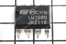 Микросхема LM 358 N (DIP-8)