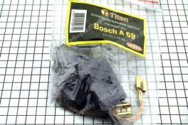 Щётка электроугольная  6х16х28 поводок клемма-мама для Bosch A69  Titan (мод. 543), (уп 10 пар)