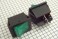 Переключатель IRS-201-1C (KCD2-201N-2) с подсветкой широкий 2(on-off)  (зелёный)