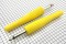 Штекер 6,3 мм (plastic mono)  большая резиновая ручка жёлтый