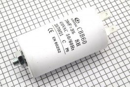Конденсатор CBB-60  20 µF x 450V (+-5%/50Hz-60Hz) (клеммы/болт)
