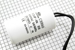 Конденсатор CBB-60  12 µF x 450V (+-5%/50Hz-60Hz) (гибкие)