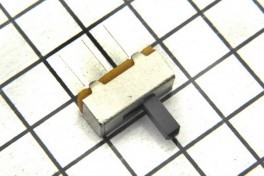 Переключатель SS-12D00 микро движковый на панель 3 pin 9х4x3,5 (1P2T) (00230046)