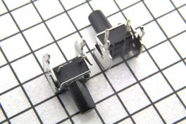 Кнопка мини  6х6 (KFC-A06-HD)  2 pin  вертикальная H- 7 мм