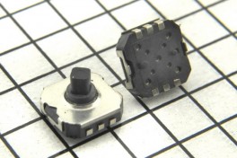 Кнопка мини джойстик  7х7   6 pin  H-5 мм SMD