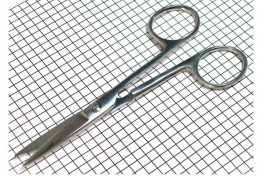 Ножницы хирургические 140х50 мм прямые с двумя острыми кончиками
