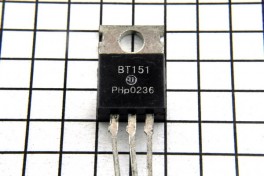 Тиристор BT 151-600R/B  (7,5A, 600V) TRIACs  (TO-220AB)