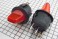 Переключатель MIRS-101-9H (KCD-1-101N)  мини с подсветкой (on-off) (красный)